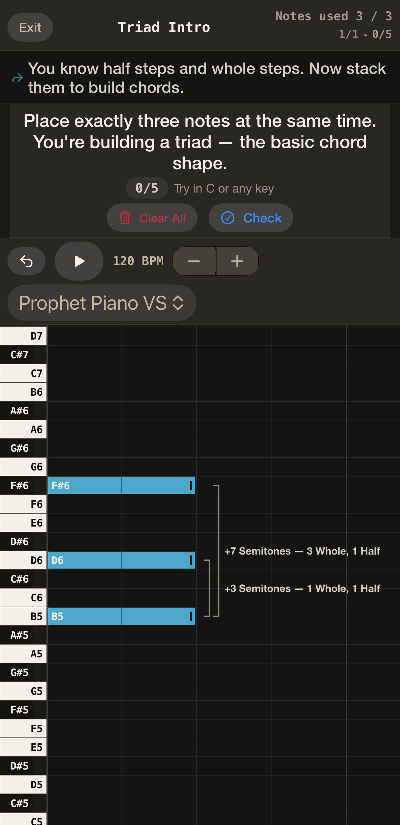 Melogine Fundamentals chord construction